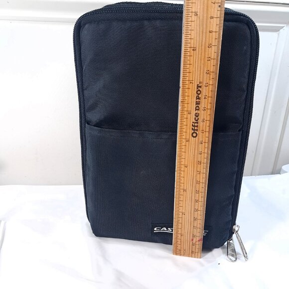 Case Logic Compact Disc 15 CD Storage Carrying Case Zipper Portable Black handle - Picture 2 of 9